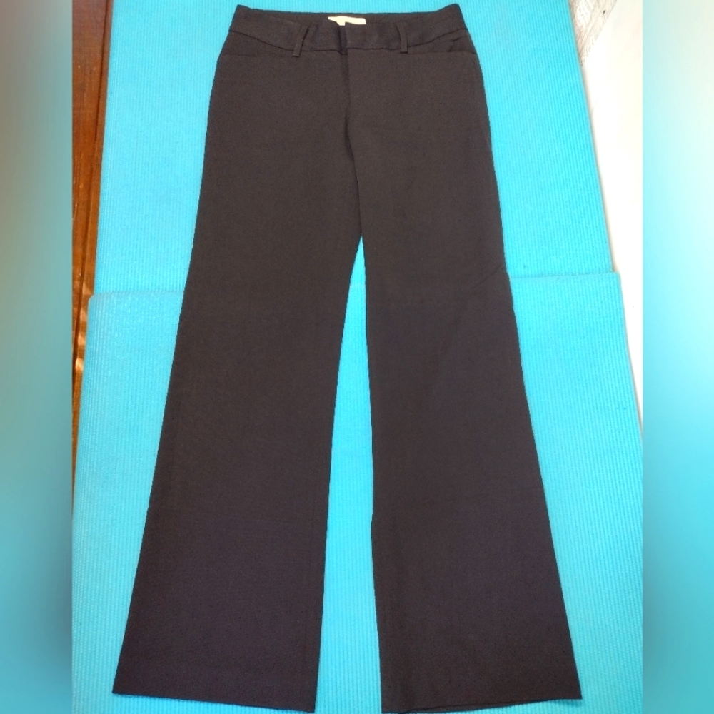 Michael Michael Kors Straight Wide Leg Black Pants Size 4